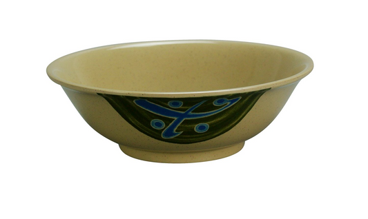 Yanco Soup Bowl JP-5065 is a great and affordable restaurant tableware. It is made from durable and reliable melamine material, which makes the bowl look like ceramics. You can use these unique round bowls to serve such dishes like soups, guakamole, rice or other appetizers. Thanks to the elegant Japanese collection style, the bowl will perfectly fit any food-serving establishment design. Performed in Japanese style, such melamine tableware is an ideal solution.