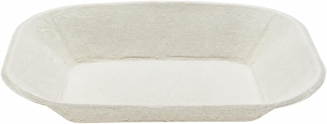 9x7 Inch Natural Molded Fiber  Disposable Food Tray