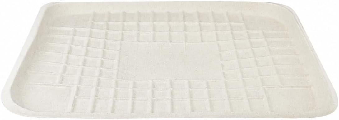 14X18 Inch Natural Molded Fiber Disposable Food Tray
