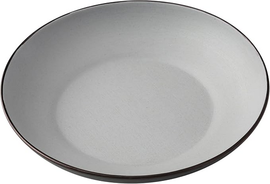 Yanco Salad/Pasta Bowl BM-709 Made from durable two-tone melamine and has a capacity of 30 ounces. The bowl is lightweight, shatter-resistant, and ideal for both casual and formal dining settings, offering an elegant and practical option for serving salads, soups, or other dishes.