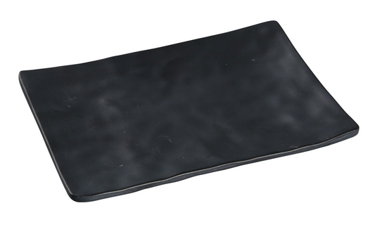 Yanco Rectangular Plate BP-2008 It is made from durable and reliable melamine material, which makes the plate look like ceramics. Melamine tableware is a perfect solution for those who choose a reliable, durable, high-quality and affordable dinnerware for their food-serving establishment. These rectangular plates are easy to clean, NSF listed and BPA safe.
