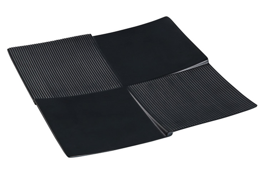 Yanco Square Display Plate BP-5111 It is made from durable and reliable melamine material, which makes the plate look like ceramics. Melamine tableware is a perfect solution for those who choose a reliable, durable, high-quality and affordable dinnerware for their food-serving establishment. These deep boat plates are easy to clean, NSF listed and BPA safe.
