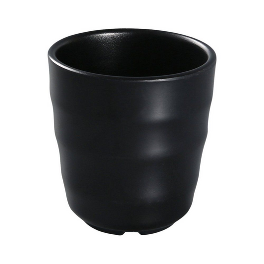 Yanco Tea Cup BP-9305 Made from the long-lasting and qualitative melamine these cups look like ceramics. The material is BPA free, so it doesn't contain any harmful substances. You can serve any cold or hot drinks in these cups - coffee, tea, cocoa, etc. These cups will perfectly fit any establishment design. Performed in classic black color with matte finish, they will always look stylish in your cafeteria, restaurant or catering events. 