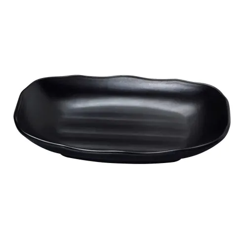 Yanco Rectangular Deep Plate BP-2208 It is made from durable and reliable melamine material, which makes the plate look like ceramics. Melamine tableware is a perfect solution for those who choose a reliable, durable, high-quality and affordable dinnerware for their food-serving establishment. These rectangular deep plates are easy to clean, NSF listed and BPA safe.