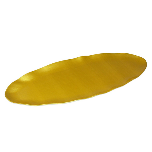 Yanco Oval Platter CAT-2030G 6/Pcs Performed in stylish gold color, it can be used for serving vegetables, cold cuts, fresh greens or Asian appetizers. Manufactured from durable and reliable melamine, this dinnerware is popular for being unbreakable and affordable at the same time. Thanks to the stylish Catering collection, these platters will perfectly fit any establishment design. They will always look nice in your cafe, restaurant or catering events.