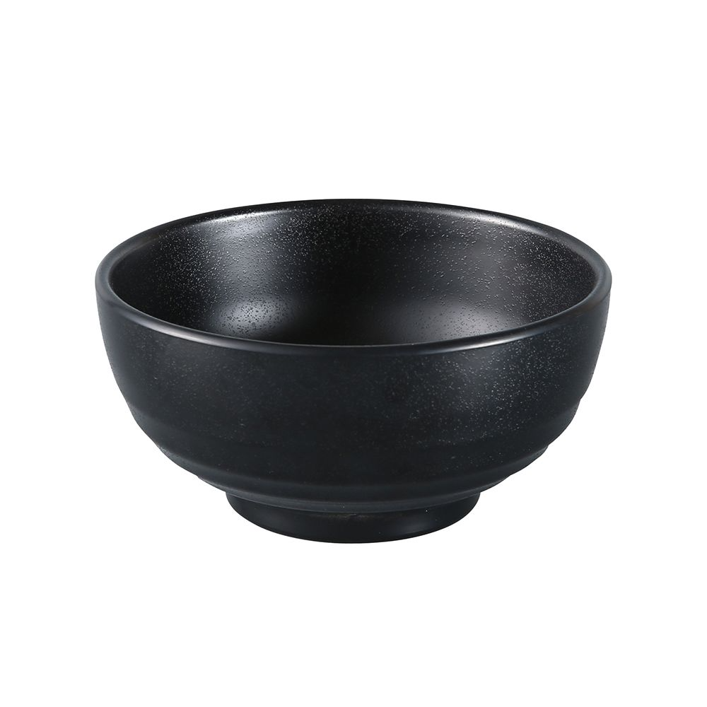 Yanco Woodong Noodle Bowl BP-3006 It is made from durable and reliable melamine material, which makes the bowl look like ceramics. Performed in classic black color With matte finish, such melamine tableware is an ideal solution for those who choose high-quality, durable and affordable dinnerware for presenting their food. Such 26 Oz bowls are also BPA free and NSF listed, so you can easily use them for both personal and commercial aims.