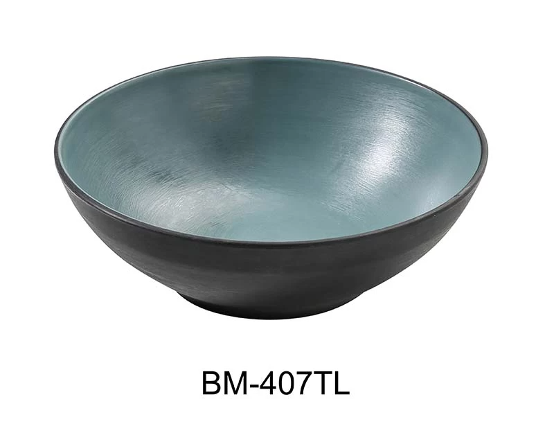 Yanco Cereal/Salad Bowl BM-407TL holds up to 24 ounces, making it ideal for hearty servings of cereal, salads, or side dishes. Crafted from durable melamine, it combines lightweight convenience with lasting quality. Its modern design ensures it fits seamlessly into any table setting, while being easy to clean and maintain.