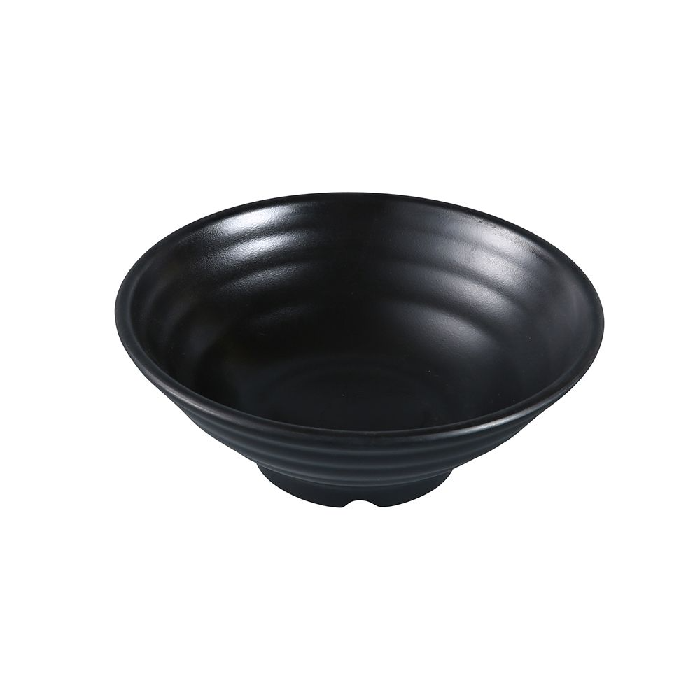 Yanco Bowl BP-3017 It is made from durable and reliable melamine material, which makes the bowl look like ceramics. Performed in classic black color With matte finish, such melamine tableware is an ideal solution for those who choose high-quality, durable and affordable dinnerware for presenting their food. Such 16 Oz bowls are also BPA free and NSF listed, so you can easily use them for both personal and commercial aims.