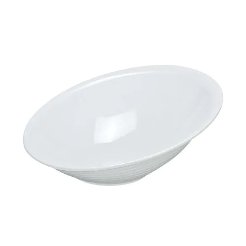 Yanco Sheer Bowl CAT-1273 6/Pcs is a great and affordable restaurant tableware. It is made from durable and reliable melamine material, which makes the bowl look like ceramics. You can use these unique oval bowls to serve such Asian dishes like rice, miso soup, noodles or salads. Thanks to the stylish Catering collection style, the bowl will perfectly fit any food-serving establishment design. Melamine tableware is an ideal solution for those who choose high-quality, durable and affordable dinnerware.