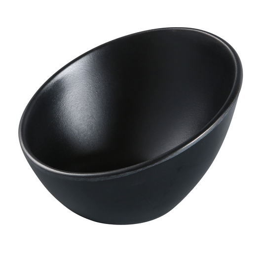 Yanco Sheer Bowl BP-3105 is a great and affordable restaurant tableware. It is made from durable and reliable melamine material, which makes the bowl look like ceramics. Performed in classic black color With matte finish, such melamine tableware is an ideal solution for those who choose high-quality, durable and affordable dinnerware for presenting their food. Such 5 Oz bowls are also BPA free and NSF listed, so you can easily use them for both personal and commercial aims.