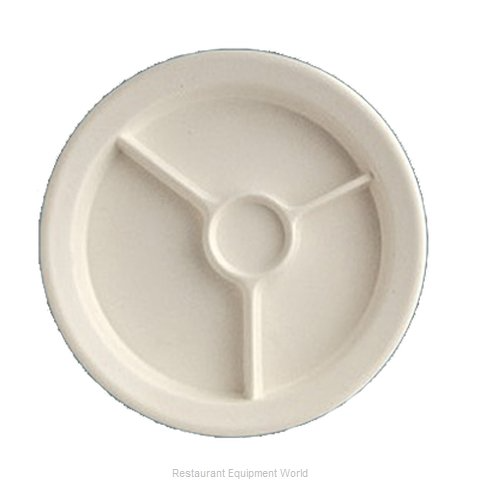 Yanco 3-Compartment Plate w/ Cup Holder NC-511I features three compartments that are perfect for separating different food items and ensuring a well-balanced meal. Crafted from extra heavy-duty melamine, this plate is built to withstand the rigors of a busy restaurant or catering service.