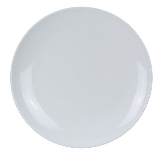 Yanco Round Plate CO-107 It is made from durable and reliable melamine material, which makes the plate look like ceramics. Melamine tableware is a perfect solution for those who choose a reliable, durable, high-quality and affordable dinnerware for their food-serving establishment. These round plates are easy to clean, NSF listed and BPA safe.