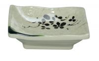 Yanco Square Sauce Dish HO-2404 is a perfect solution to serve sauces, dips, spices, and herbs that accompany the oriental dishes in your food-serving establishment. Thanks to the high-quality, reliable and affordable melamine material, these sauce dishes can With stand the heavy commercial use. While looking like they are handmade ceramics such dishes won't chip, break, or stain. The Honda collection is performed in Japanese style, that will perfectly fit most of the establishments' designs.