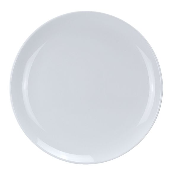 Yanco Round Plate CO-1018 It is made from durable and reliable melamine material, which makes the plate look like ceramics. Melamine tableware is a perfect solution for those who choose a reliable, durable, high-quality and affordable dinnerware for their food-serving establishment. These round plates are easy to clean, NSF listed and BPA safe.