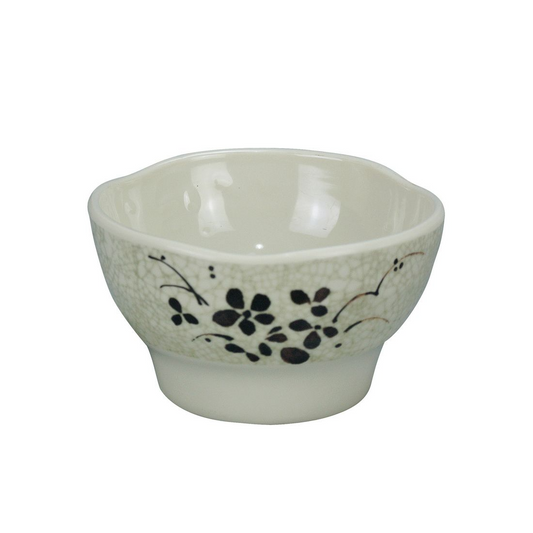Yanco Rice Bowl HO-3706 is a great and affordable restaurant tableware. It is made from durable and reliable melamine material, which makes the bowl look like ceramics. You can use these unique round bowls to serve such dishes like rice, miso soup, noodles or salads. Thanks to the elegant Honda collection style, the bowl will perfectly fit any food-serving establishment design.