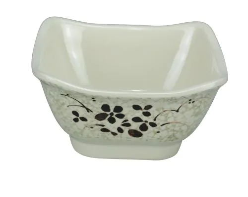Yanco Square Bowl HO-5450 is a great and affordable restaurant tableware. It is made from durable and reliable melamine material, which makes the bowl look like ceramics. You can use these unique square bowls to serve such dishes like rice, miso soup, noodles or salads. Thanks to the elegant Honda collection style, the bowl will perfectly fit any food-serving establishment design.
