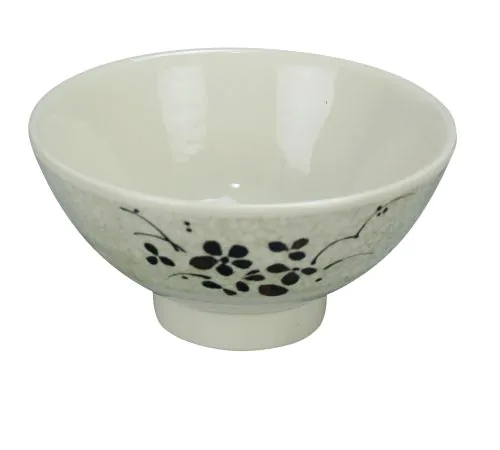 Yanco Rice Bowl HO-5705 is a great and affordable restaurant tableware. It is made from durable and reliable melamine material, which makes the bowl look like ceramics. You can use these unique round bowls to serve such dishes like rice, miso soup, noodles or salads. Thanks to the elegant Honda collection style, the bowl will perfectly fit any food-serving establishment design.