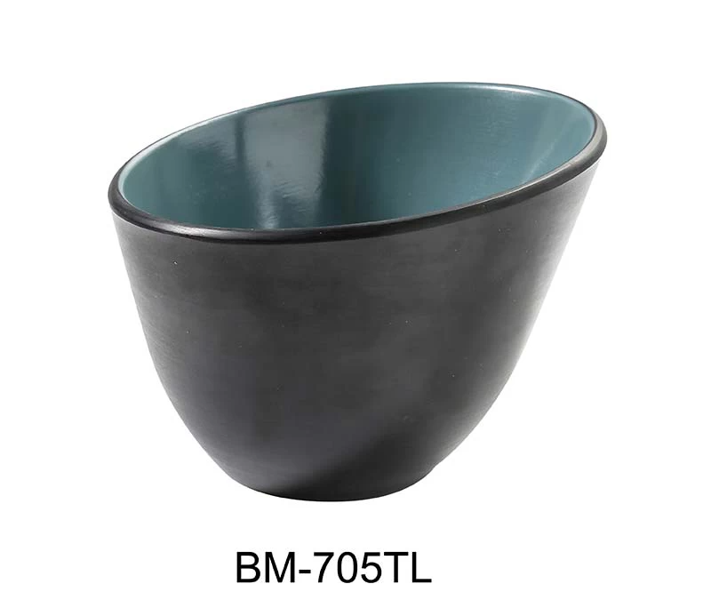 Yanco Serving Sheer Bowl BM-705TL crafted from two-tone melamine with a generous 35oz capacity. Its sleek design makes it perfect for serving salads, snacks, or desserts, adding a vibrant touch to any table setting. The durable material ensures it stands up to everyday use while remaining stylish and easy to clean, making it an ultimate choice for both casual and formal dining.