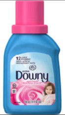 Downy April Fresh liquid fabric softener in a 10 Oz bottle for soft, fresh-smelling laundry