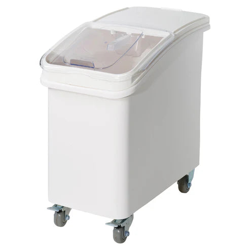 Winco IB-21/IB-27, 21 & 27gal Ingredient Bin w/Brake Casters and Scoop