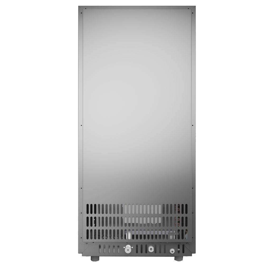 Coldline EIC70D 15-inch undercounter nugget ice machine producing up to 66 lb of soft chewable ice per day, air-cooled design ideal for cafés, bars, and foodservice spaces.