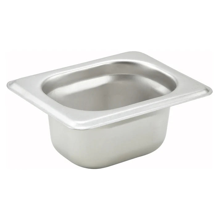 Steam Pan fits snugly on a steam table while its flattened edge prevents steam from escaping around the pan. This model is constructed from durable 22 gauge 18/8 stainless steel. For added convenience, the steam pan can be stacked to save space while its anti-jam design ensures hassle-free separation. This pan is perfect for holding and serving signature casseroles, salads, and more. This model is also NSF listed.
