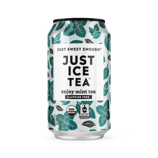 12oz Just Ice Tea Can Enjoy Mint Tea Refreshing Drink