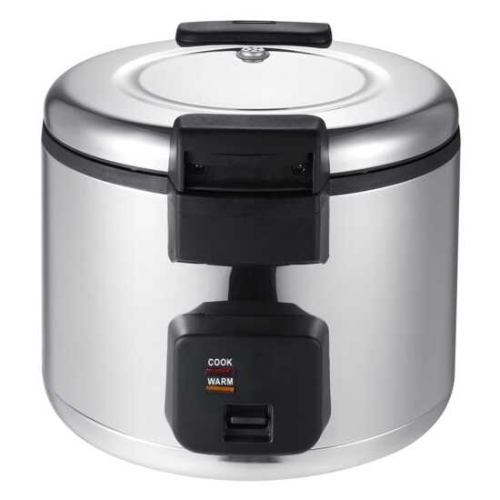 Prepline ERC60X 18" Electric Rice Cooker and Warmer, 60 Cups Cooked / 30 Cups Uncooked, 120V/1650W - Perfect for efficiently cooking and warming large quantities of rice for commercial use.