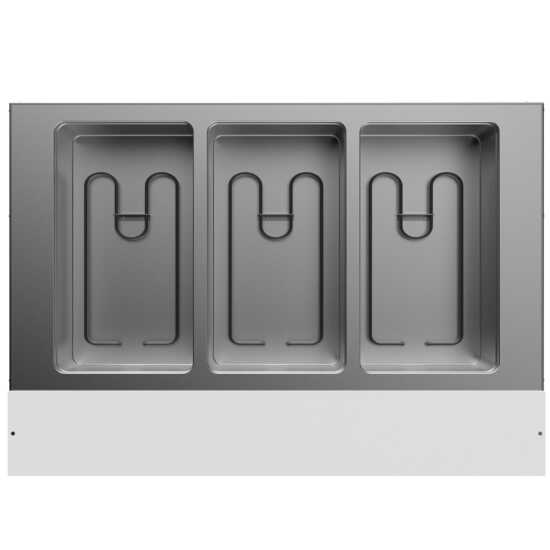 Prepline 48" three-well electric hot food steam table with undershelf operates at 120V and 1500W, making it an essential piece of equipment for commercial kitchens and catering services. This steam table features three spacious wells designed to keep a variety of dishes hot and ready for serving, ideal for buffets and food service events. Made from durable stainless steel, it ensures longevity and resistance to rust and corrosion. The undershelf provides convenient storage for utensils and supplies