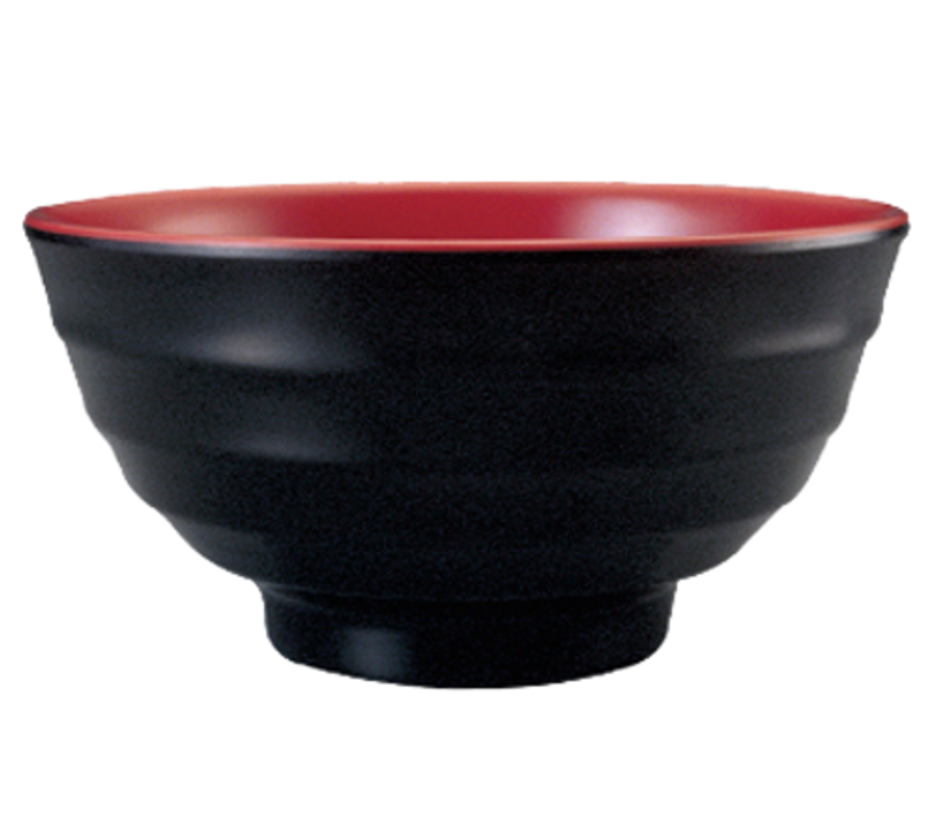 Yanco Soup Bowl CR-528 is a great and affordable restaurant tableware. It is made from durable and reliable melamine material, which makes the bowl look like ceramics. You can use these unique round bowls to serve such dishes like rice, miso soup, noodles or salads. Thanks to the elegant Black & Red collection style, the bowl will perfectly fit any food-serving establishment design. Performed in two-tone design, such melamine tableware is an ideal solution for those who choose high-quality,
