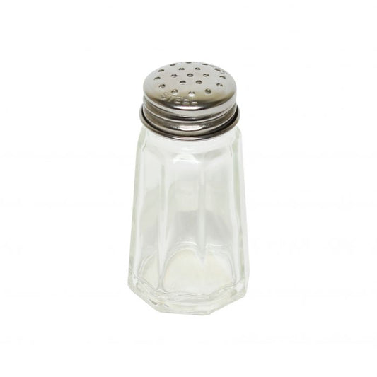 Thunder Group Paneled Shaker offers the perfect blend of durability and elegance for professional dining environments. Crafted with sturdy glass bodies and sleek stainless steel caps, each 1 oz shaker is designed for reliable use and easy refilling. Measuring 1 1/2" in diameter and 2 3/4" in height, these compact shakers feature a classic paneled design that enhances both grip and tabletop presentation. 