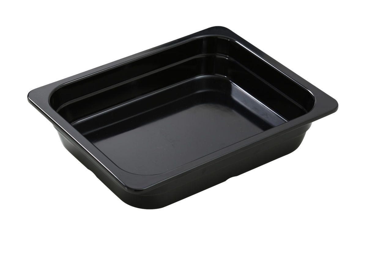 Yanco Pan GN-212BK 6/Pcs is an affordable and reliable addition to your tableware collection. These pans are made from high-quality melamine material, that makes its dinnerware look like ceramics. These GN collection pans are commonly used for preparing and serving big portions of a variety of dishes like lasagna, cheese or egg dishes, macaroni and cheese, and other food. These pans would be perfect for your fine-dining restaurant, catered events, outdoor dining area or even hotels.