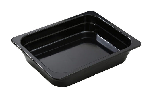 Yanco Pan GN-212BK 6/Pcs is an affordable and reliable addition to your tableware collection. These pans are made from high-quality melamine material, that makes its dinnerware look like ceramics. These GN collection pans are commonly used for preparing and serving big portions of a variety of dishes like lasagna, cheese or egg dishes, macaroni and cheese, and other food. These pans would be perfect for your fine-dining restaurant, catered events, outdoor dining area or even hotels.
