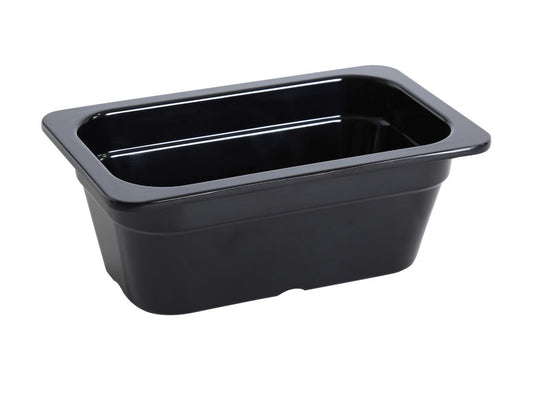 Yanco Pan GN-611BK 6/Pcs is an affordable and reliable addition to your tableware collection. These pans are made from high-quality melamine material, that makes its dinnerware look like ceramics. These GN collection pans are commonly used for preparing and serving big portions of a variety of dishes like lasagna, cheese or egg dishes, macaroni and cheese, and other food. These pans would be perfect for your fine-dining restaurant, catered events, outdoor dining area or even hotels. 