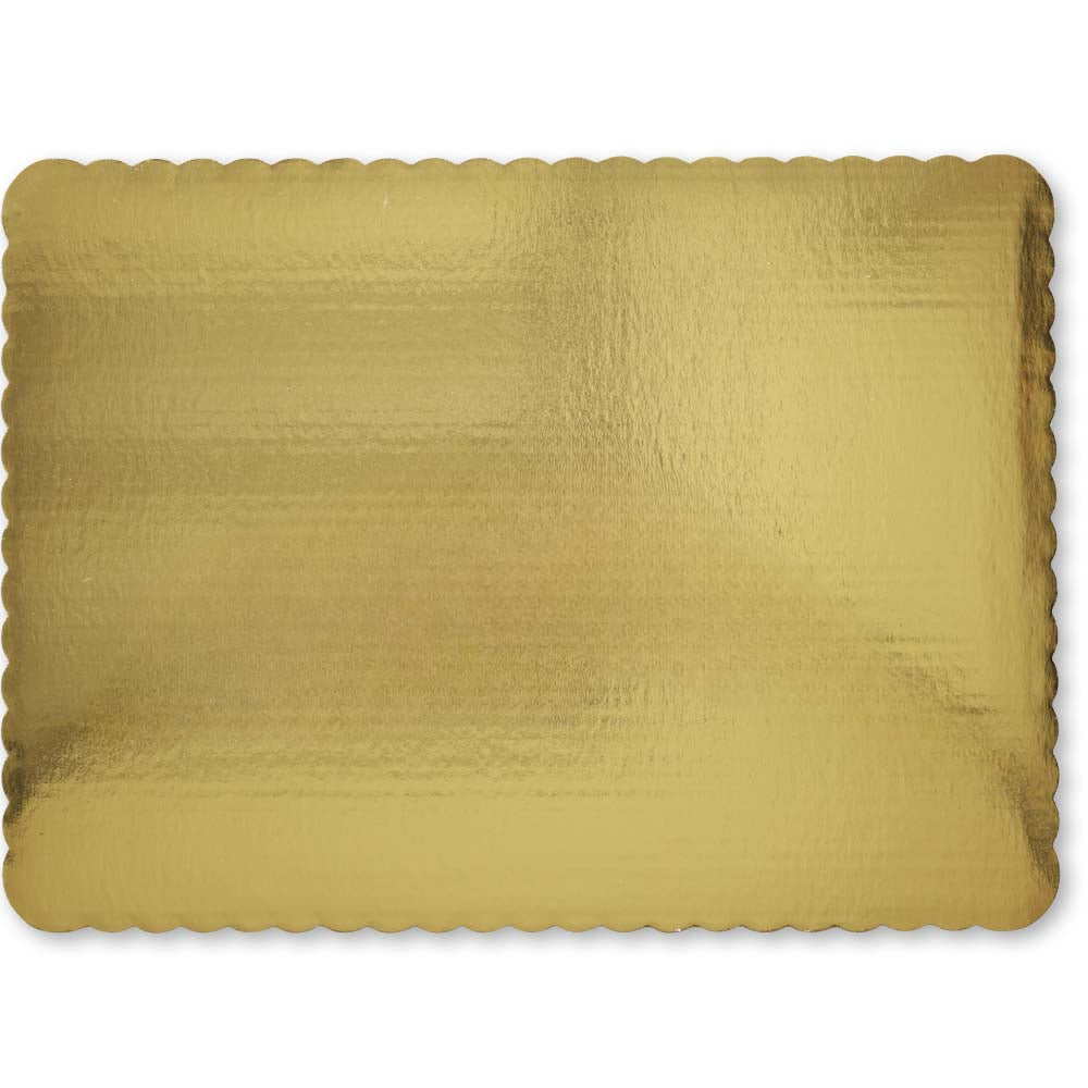 Gold Rectangular Cake Board Sheets 12"x18" or 9"x13" Sizes