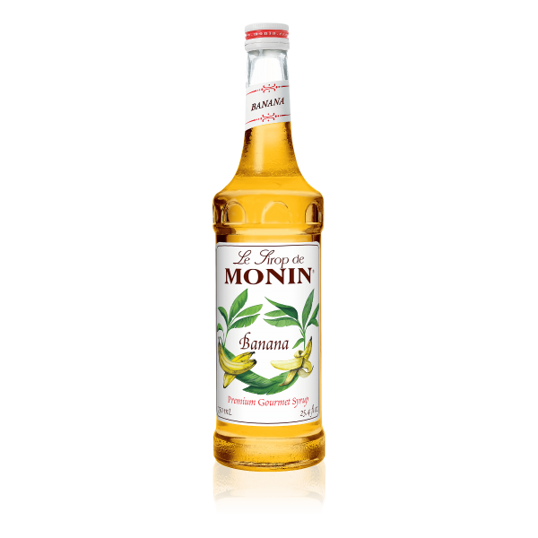 Monin Banana Syrup 750 mL Bottle