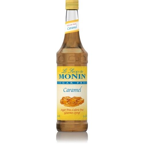 Monin Sugar Free Caramel Syrup 750 mL Bottle