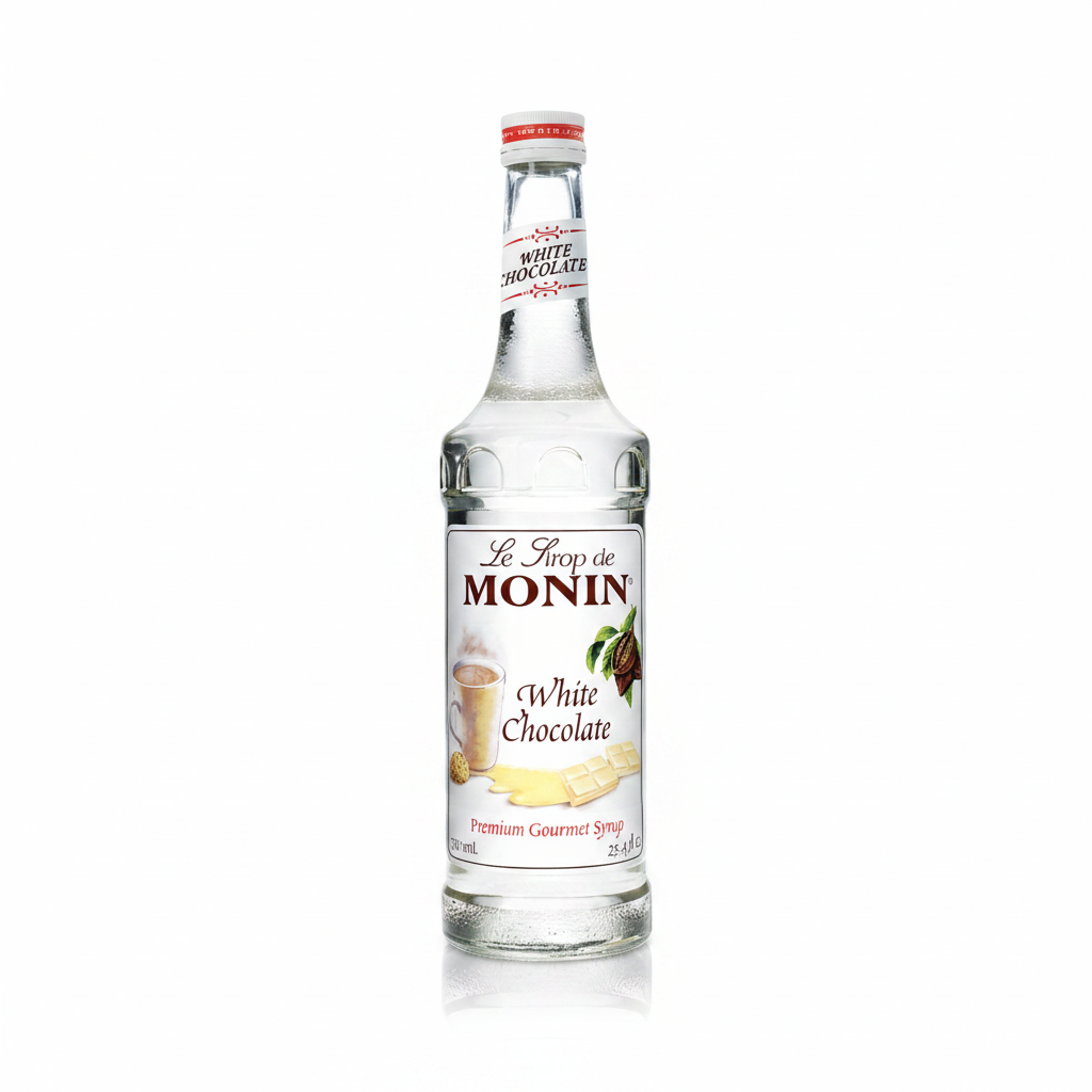 Monin White Chocolate Syrup 750 mL Bottle
