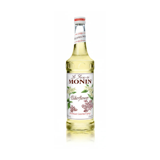 750ml Monin Elderflower Floral Flavored Beverage Syrup Bottle