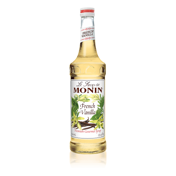 Monin French Vanilla Syrup 750 mL Bottle