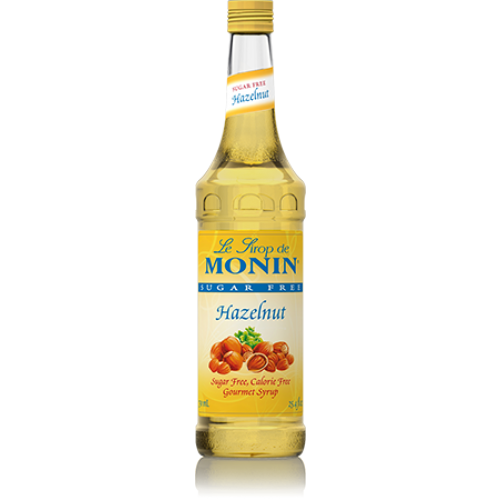 Monin Sugar Free Hazelnut Syrup 750 mL Bottle