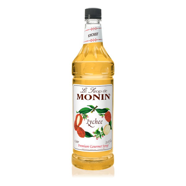 Monin Lychee Syrup 1 L Bottle
