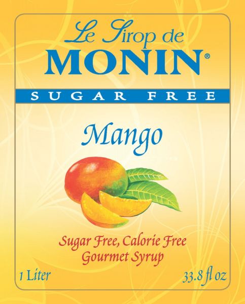 Monin Sugar Free Mango Syrup 1 L Bottle additional product image