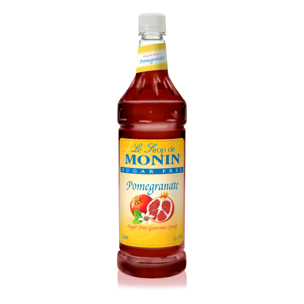 Monin Sugar Free Pomegranate Syrup 1 L Bottle