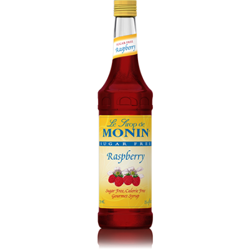 Monin Sugar Free Raspberry Syrup 750 mL Bottle