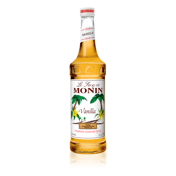 Monin Vanilla Syrup 750 mL Bottle