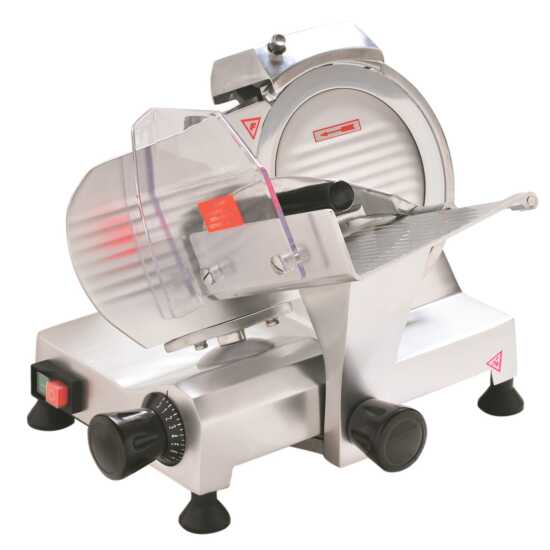 Prepline HBS220 9-inch blade commercial manual meat slicer, designed for precise slicing of meats and cheeses in delis, restaurants, and butcher shops.