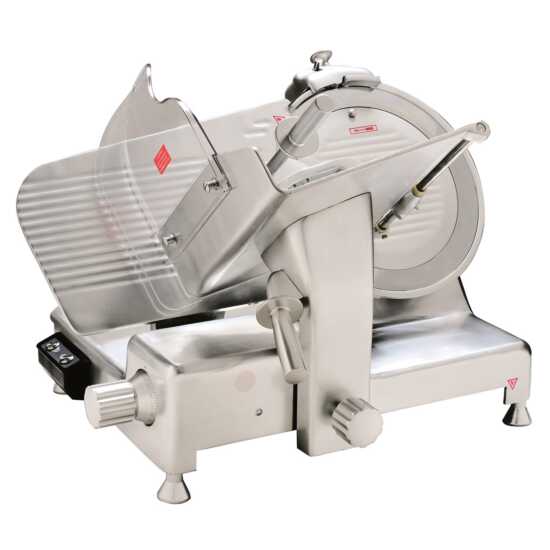 Prepline HBS350 14-inch blade commercial manual meat slicer, designed for heavy-duty slicing of meats and cheeses in delis, restaurants, and butcher shops.