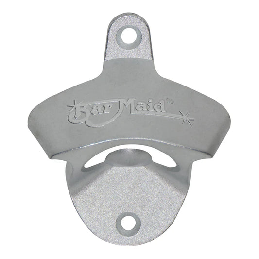Bar Maid Bottle Opener 24/Pack wall-mountable bottle openers, made from durable materials for long-lasting use. Perfect for bars, restaurants, or home setups, offering convenience and easy access.