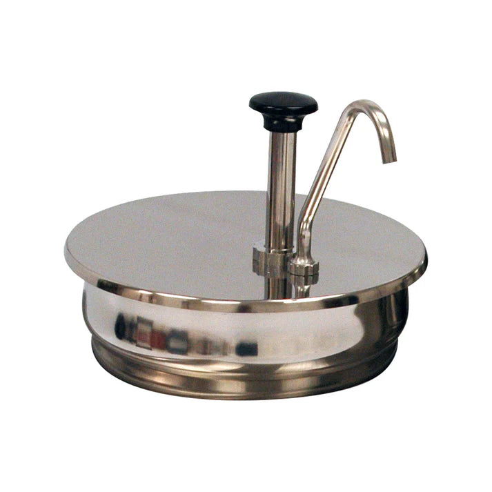  Condiment Pump 2/Pack these seven quart inset pans are made of rugged 18/8 stainless steel. Ideal for soups, cheeses, chili and much more. The exterior has a mirror finish and the interior has a satin finish.